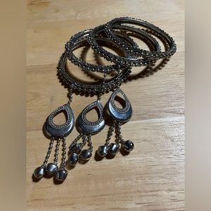 4 bangle bracelets